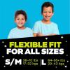 imageNinjamas Boys Bedwetting Nighttime Underwear Size L 6495 lbs 34 Count Overnight Protection Ultra Absorbent HypoallergenicLarge