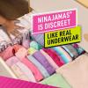 imageNinjamas Girls Bedwetting Nighttime Underwear  Size L 6495 lbs 11 Count Overnight Protection Ultra Absorbent HypoallergenicLarge