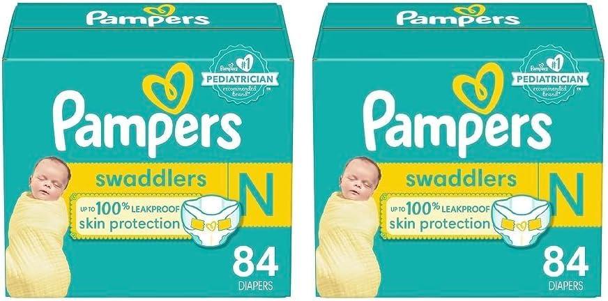 imagePampers Baby Diapers  Swaddlers  Size 7 88 Count Ultra Absorbent Disposable Infant DiaperNewborn