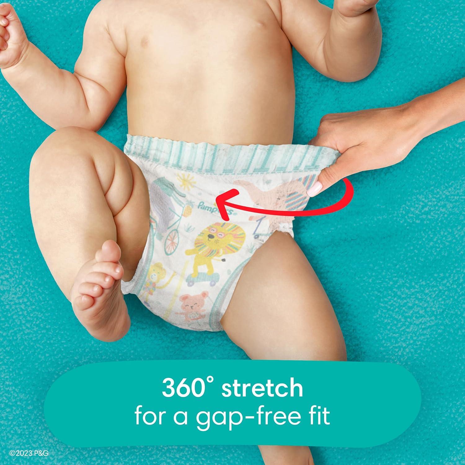 imagePampers Diapers  Cruisers 360  Size 7 88 Count Babyproof up to 100 Leakproof PullOn DiaperSize 7