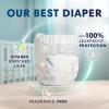 imagePampers Pure Protection Baby Diapers Size 1 814 lbs 198 Count Up to 100 Leakproof Premium PlantBased Skin Protection Hypoallergenic Soft Diapers