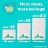 imagePampers Swaddlers Disposable Baby Diapers Size 4 2 Month Supply 2 x 150 Count with Sensitive Water Based Baby Wipes 12X Multi Pack PopTop and Refill 1008 CountSize 3