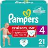 imagePampers Diapers  Cruisers 360  Size 7 88 Count Babyproof up to 100 Leakproof PullOn DiaperSize 4