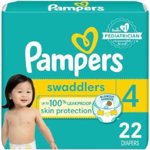 imagePampers Baby Diapers  Swaddlers  Size 7 88 Count Ultra Absorbent Disposable Infant DiaperSize 4