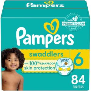 imagePampers Baby Diapers  Swaddlers  Size 7 88 Count Ultra Absorbent Disposable Infant DiaperSize 6