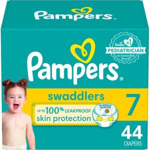 imagePampers Baby Diapers  Swaddlers  Size 7 88 Count Ultra Absorbent Disposable Infant DiaperSize 7