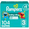 imagePampers Diapers  Baby Dry  Size 3 210 Count Absorbent Disposable Infant Diaper Packaging May VarySize 3