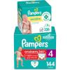 imageDiapers Size 3 168 Count and Baby Wipes  Pampers Pull On Cruisers 360 Fit Baby Diapers with Stretchy Waistband ONE MONTH SUPPLY with Sensitive Wipes 6X PopTops 336 Count Packaging May VarySize 4