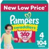imagePampers Diapers  Swaddlers 360  Size 3 156 Count for up to 100 Leakproof Premium Skin Protection Packaging May VarySize 4