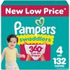 imagePampers Diapers  Swaddlers 360  Size 3 156 Count for up to 100 Leakproof Premium Skin Protection Packaging May VarySize 4