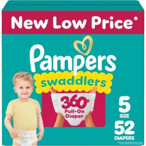 imagePampers Diapers  Swaddlers 360  Size 3 156 Count for up to 100 Leakproof Premium Skin Protection Packaging May VarySize 5