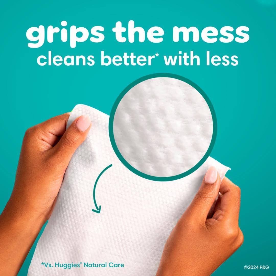 imagePampers Baby Wipes Free ampamp Gentle Hypoallergenic and Unscented Wipe 100 Plant Based PlasticFree for Babies 936 Total 12 FlipTop PacksUnscented