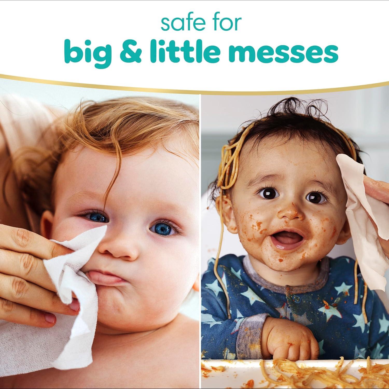 imagePampers Baby Wipes Sensitive Water Based Wipes Hypoallergenic and Unscented for Babies 588 Wipes Total 7 Refill Packs1008 Count Pack of 1