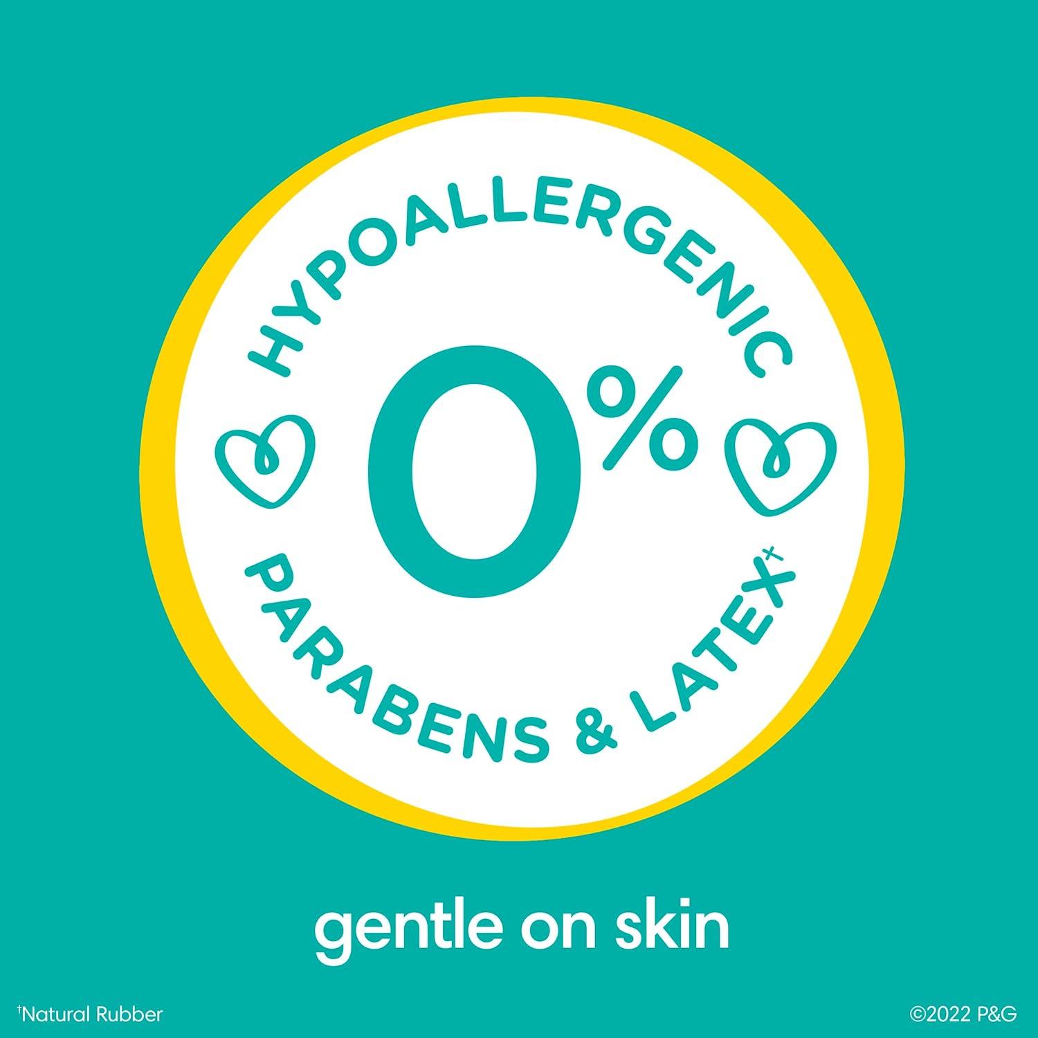 imagePampers Baby Wipes Sensitive Water Based Wipes Hypoallergenic and Unscented for Babies 588 Wipes Total 7 Refill Packs1008 Count Pack of 1