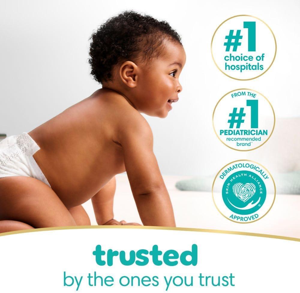 imagePampers Baby Wipes Sensitive Water Based Wipes Hypoallergenic and Unscented for Babies 588 Wipes Total 7 Refill Packs84 Count Pack of 7