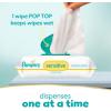 imagePampers Baby Wipes Sensitive Water Based Wipes Hypoallergenic and Unscented for Babies 588 Wipes Total 7 Refill Packs84 Count Pack of 4