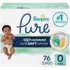 imagePampers Pure Protection Baby Diapers Size 3 1628 lbs 168 Count Up to 100 Leakproof Premium PlantBased Skin Protection Hypoallergenic Soft DiapersNewborn