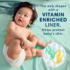 imagePampers Pure Protection Baby Diapers Size 3 1628 lbs 168 Count Up to 100 Leakproof Premium PlantBased Skin Protection Hypoallergenic Soft DiapersSize 6