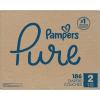 imagePampers Pure Protection Baby Diapers Size 3 1628 lbs 168 Count Up to 100 Leakproof Premium PlantBased Skin Protection Hypoallergenic Soft DiapersSize 2