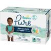 imagePampers Pure Protection Baby Diapers Size 3 1628 lbs 168 Count Up to 100 Leakproof Premium PlantBased Skin Protection Hypoallergenic Soft DiapersSize 4