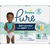 imagePampers Pure Protection Baby Diapers Size 3 1628 lbs 168 Count Up to 100 Leakproof Premium PlantBased Skin Protection Hypoallergenic Soft DiapersSize 4