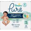 imagePampers Pure Protection Baby Diapers Size 3 1628 lbs 168 Count Up to 100 Leakproof Premium PlantBased Skin Protection Hypoallergenic Soft DiapersSize 1