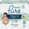 imagePampers Pure Protection Baby Diapers Size 3 1628 lbs 168 Count Up to 100 Leakproof Premium PlantBased Skin Protection Hypoallergenic Soft DiapersSize 1