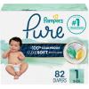 imagePampers Pure Protection Baby Diapers Size 3 1628 lbs 168 Count Up to 100 Leakproof Premium PlantBased Skin Protection Hypoallergenic Soft DiapersSize 1