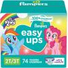 imagePampers Training Pants  Easy Ups Girls ampamp Boys  Size 3T4T 124 Count My Little Pony Potty Underwear Packaging May Vary2T3T
