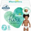 imagePampers Pure Protection Baby Diapers Size 3 1628 lbs 168 Count Up to 100 Leakproof Premium PlantBased Skin Protection Hypoallergenic Soft DiapersSize 7