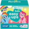 imagePampers Training Pants  Easy Ups Girls ampamp Boys  Size 3T4T 124 Count My Little Pony Potty Underwear Packaging May Vary5T6T