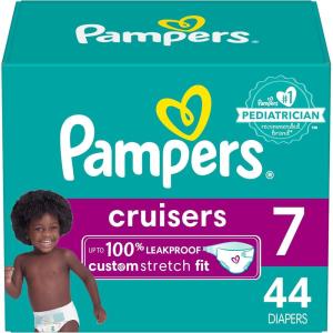 imagePampers Cruisers Diapers  Size 3 One Month Supply 174 Count Disposable Active Baby Diapers with Custom StretchSize 7