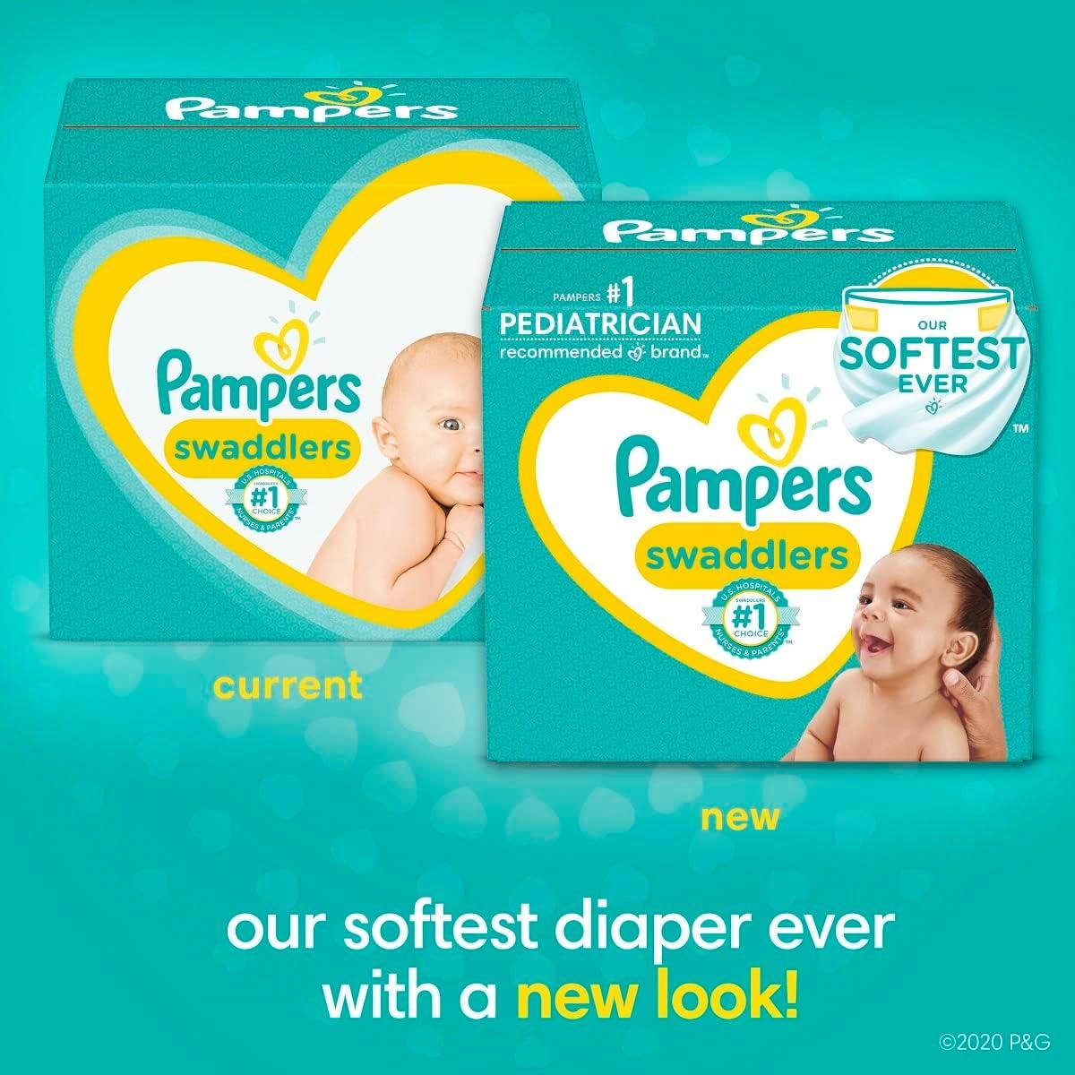 imagePampers Baby Diapers  Swaddlers  Size 7 88 Count Ultra Absorbent Disposable Infant DiaperNewborn