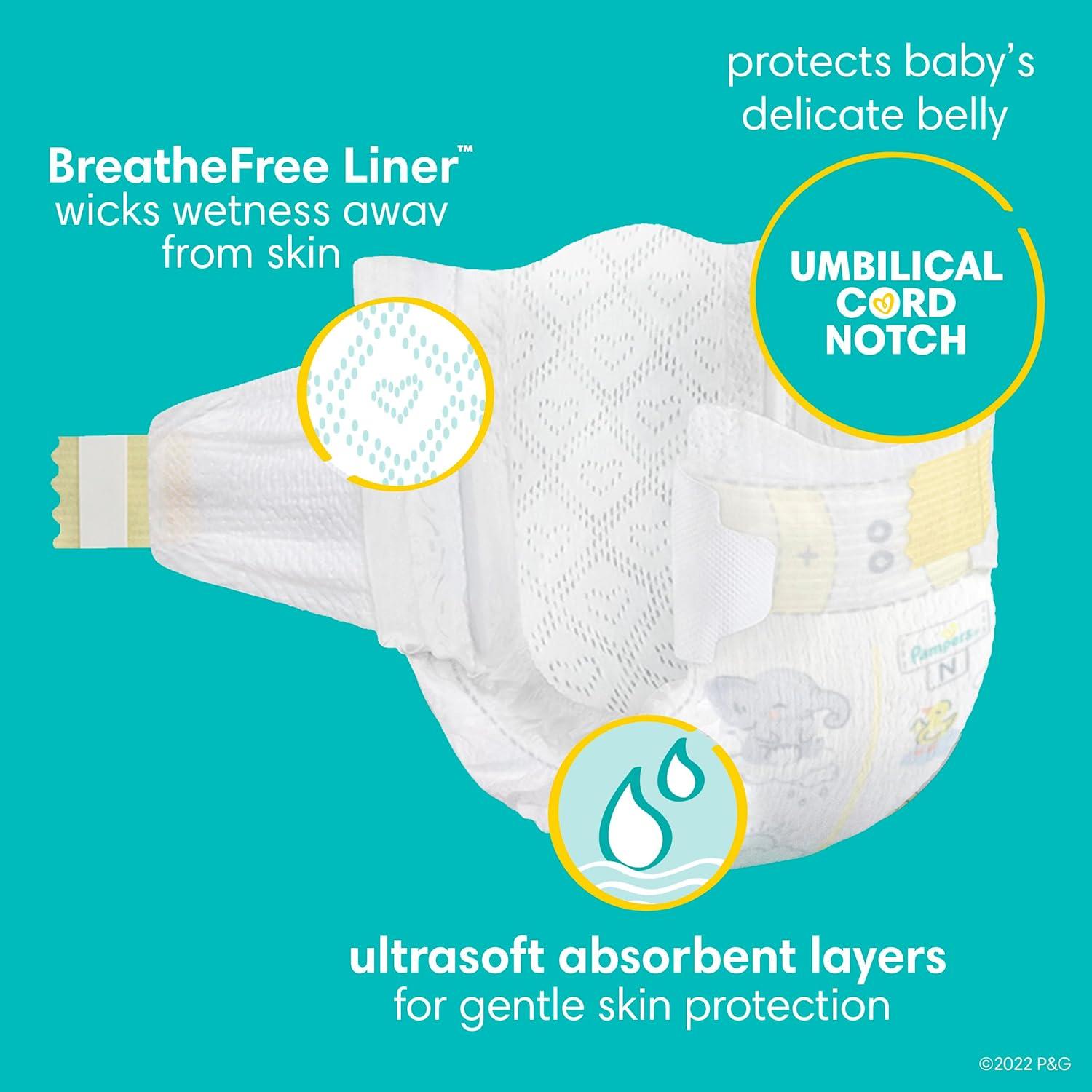 imagePampers Baby Diapers  Swaddlers  Size 7 88 Count Ultra Absorbent Disposable Infant DiaperNewborn
