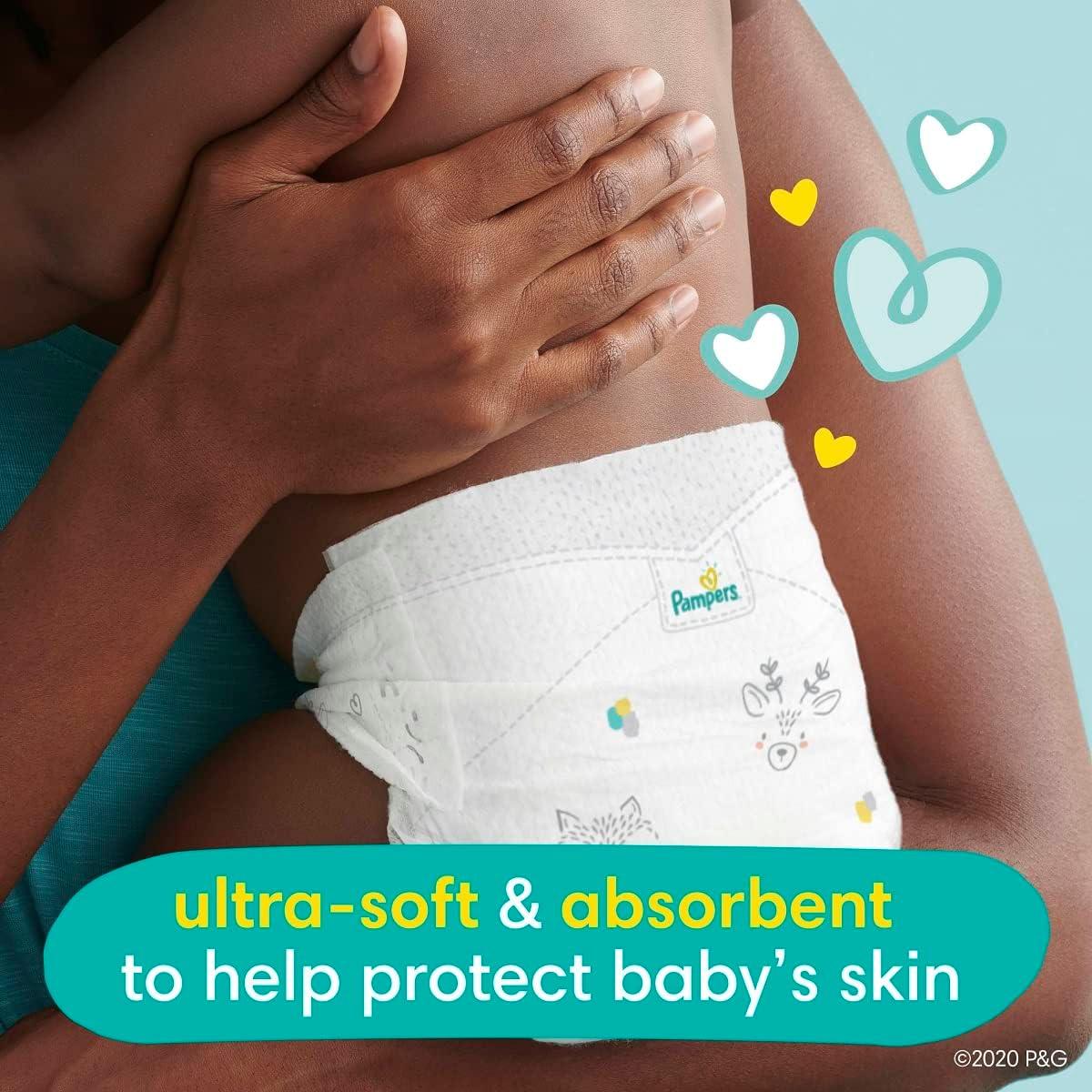imagePampers Baby Diapers  Swaddlers  Size 7 88 Count Ultra Absorbent Disposable Infant DiaperNewborn
