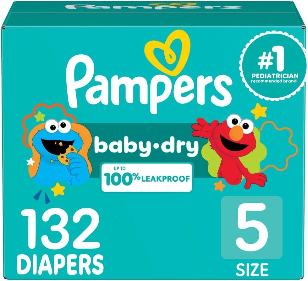 imagePampers Diapers  Baby Dry  Size 3 210 Count Absorbent Disposable Infant Diaper Packaging May VarySize 5