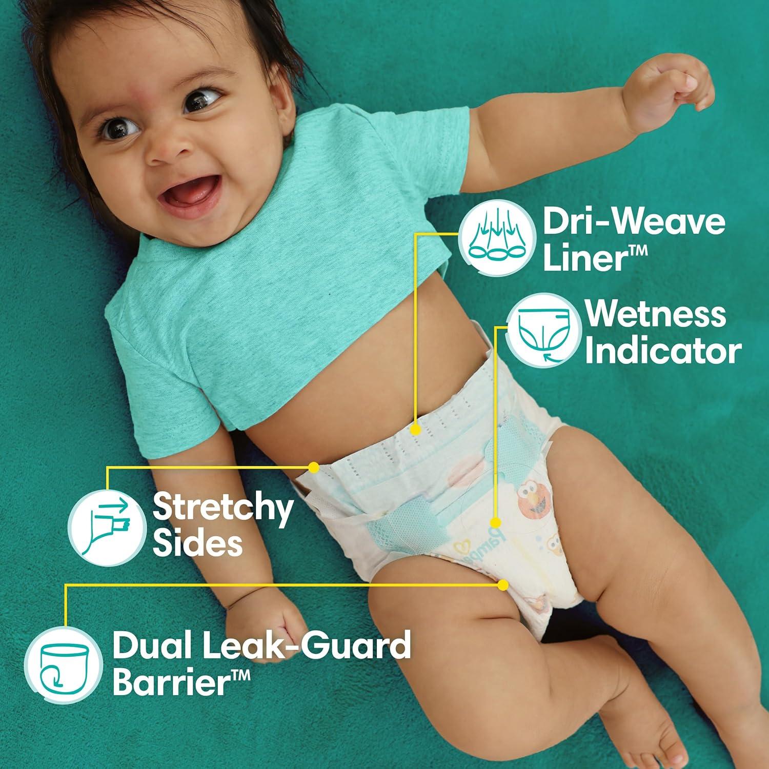 imagePampers Diapers  Baby Dry  Size 3 210 Count Absorbent Disposable Infant Diaper Packaging May VarySize 6