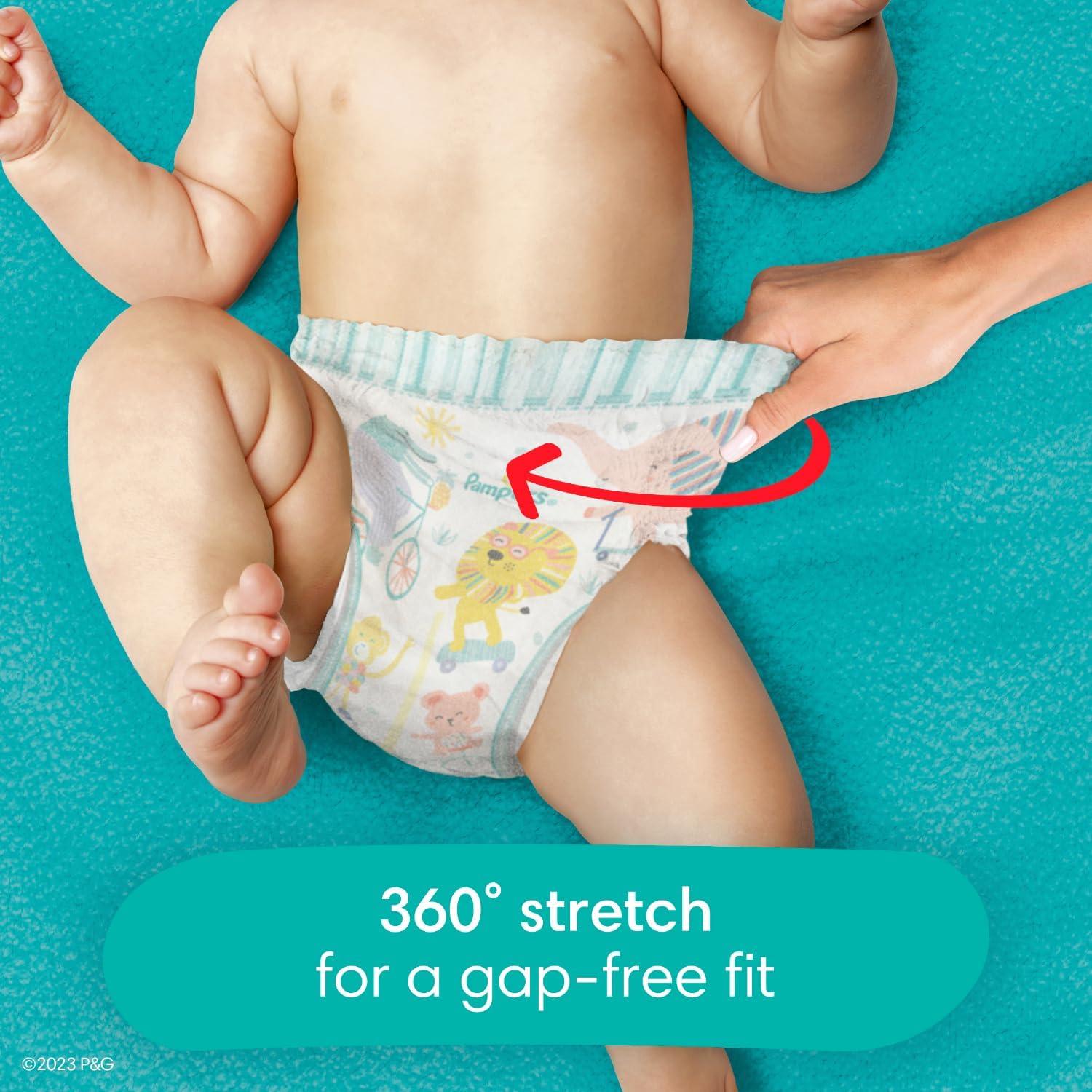 imagePampers Diapers  Cruisers 360  Size 7 88 Count Babyproof up to 100 Leakproof PullOn DiaperSize 7