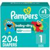 imagePampers Diapers  Baby Dry  Size 3 210 Count Absorbent Disposable Infant Diaper Packaging May VarySize 1