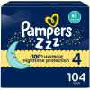 imagePampers Overnight Diapers  Swaddlers Overnights  Size 3 116 Count Disposable Baby Diaper Night Time Leak and Skin ProtectionSize 4