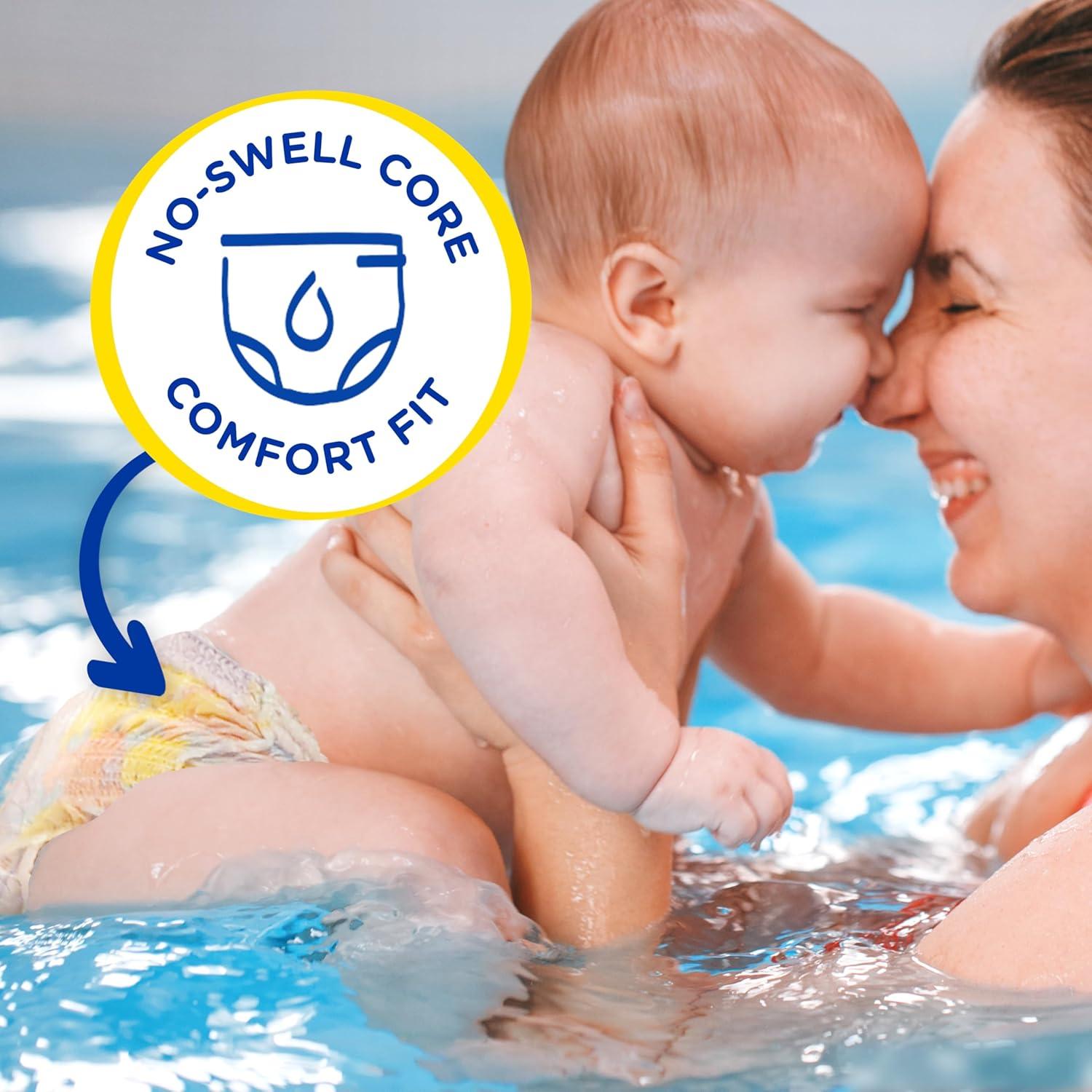 imagePampers Swim Diapers  Splashers  Size 23 20 Count GapFree Disposable Baby Swimming PantsSize 4
