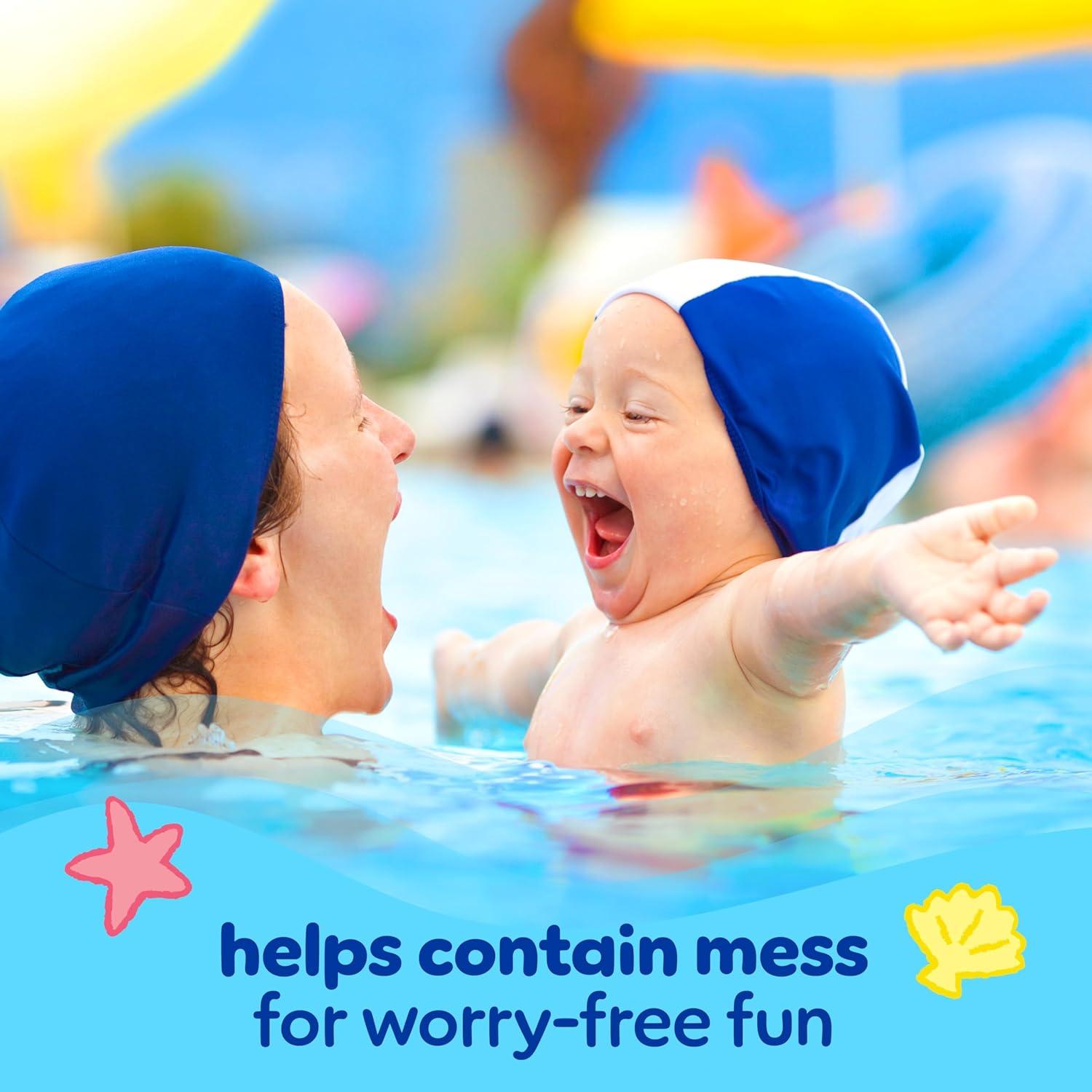 imagePampers Swim Diapers  Splashers  Size 23 20 Count GapFree Disposable Baby Swimming PantsSize 5
