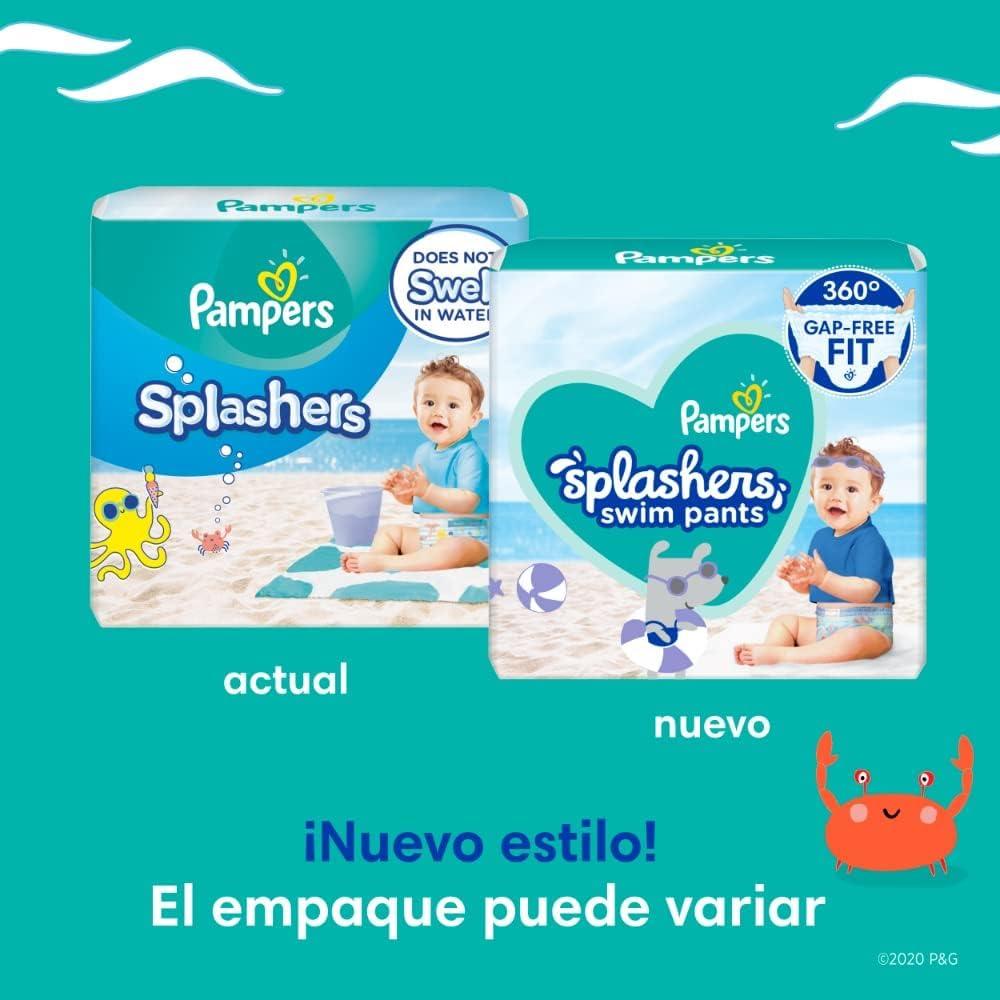 imagePampers Swim Diapers  Splashers  Size 23 20 Count GapFree Disposable Baby Swimming PantsSmall