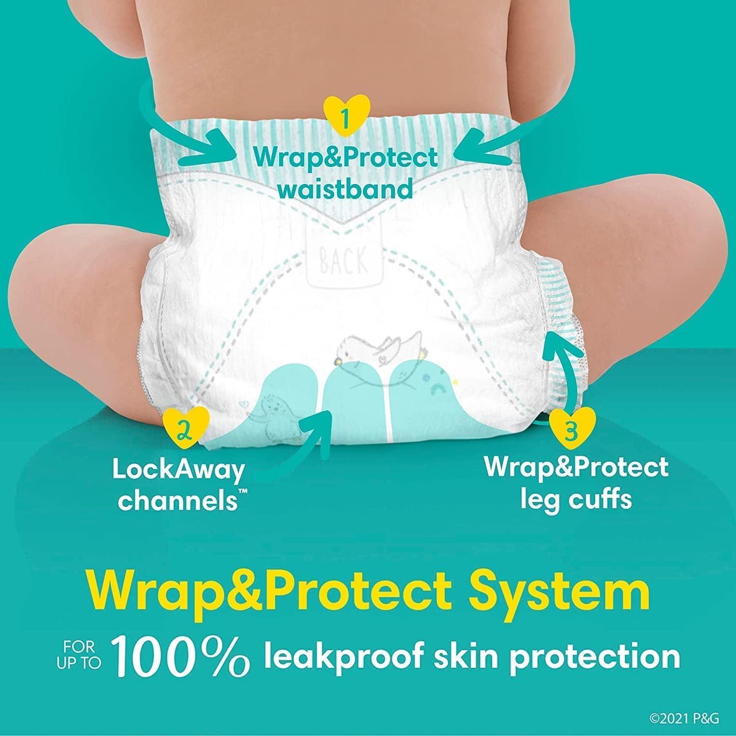 imagePampers Disposable Diapers Size 6 Swaddlers 108 Count  Overnight 42 Count