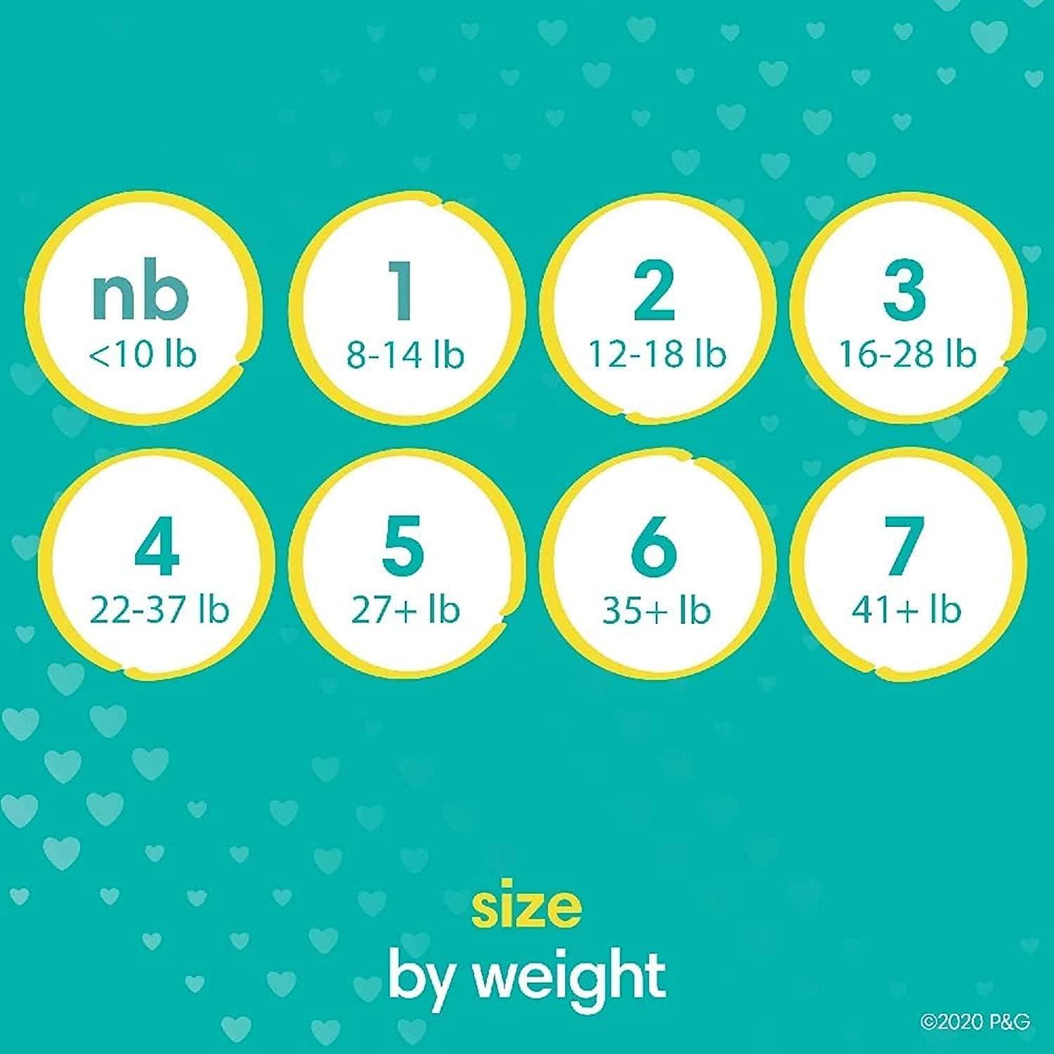 imagePampers Disposable Diapers Size 7 Swaddlers 88 Count  Overnight 36 Count