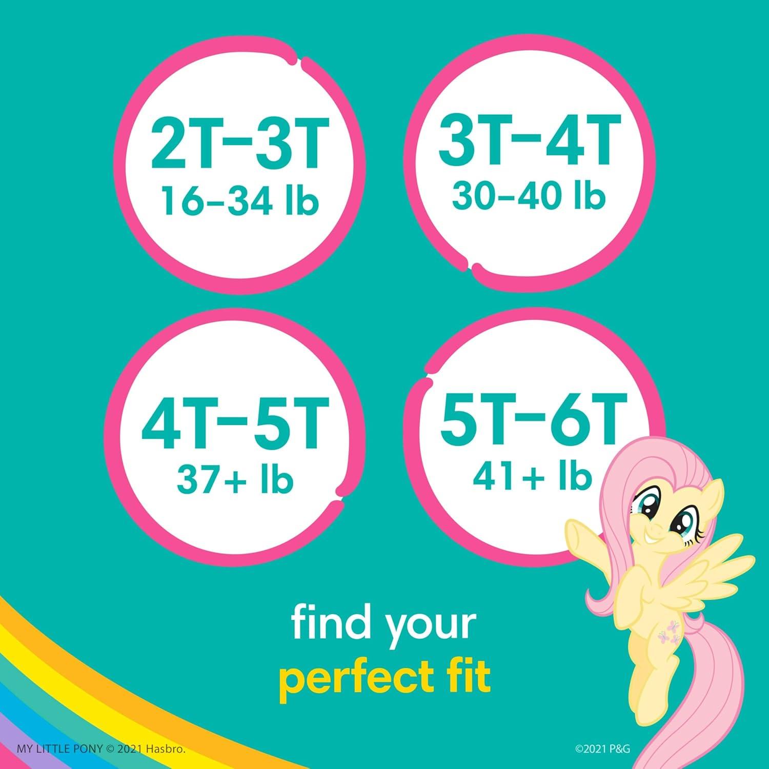 imagePampers Easy Ups Pull On Training Underwear Girls 2T3T 2 Month Supply 2 x 140 Count with Sensitive Water Based Baby Wipes 12X Multi Pack PopTop and Refill 1008 CountSize 4T5T